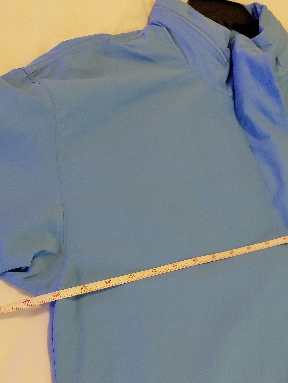 NWT Eileen Fisher Stand Collar Jacket  Sz L Blue Cotton Nylon Blend 2025 Season - Picture 11 of 12